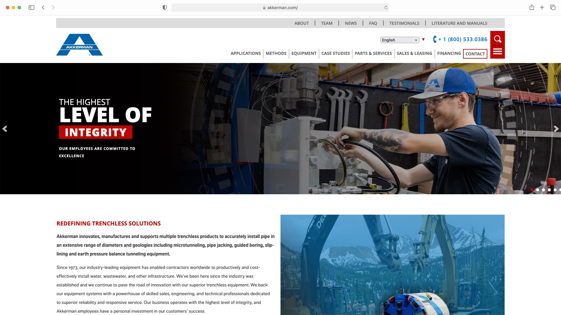 Akkerman Website Screenshot