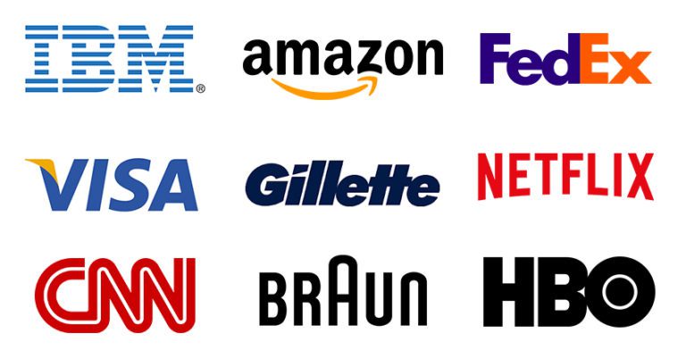 typographic logo examples